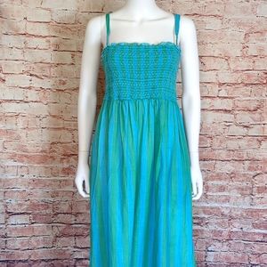By Anthropologie Smocked Midi Dress